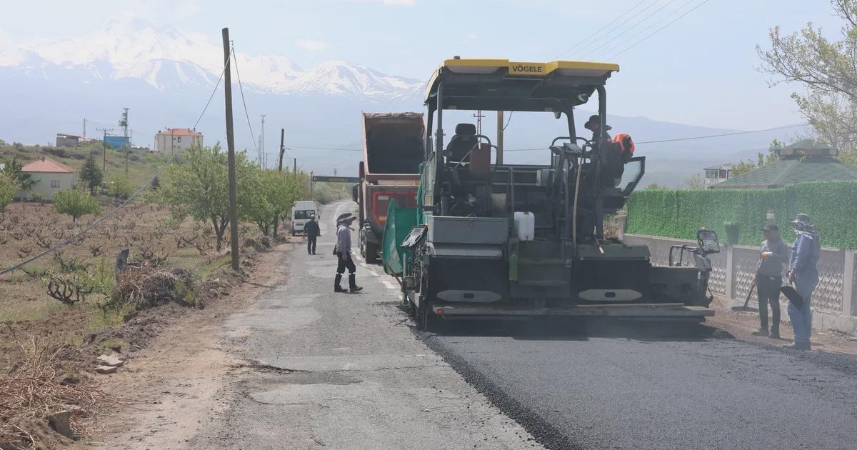 Kayseri’de 10 Milyon TL’lik Yatırımla Asfalt Çalışması Tamamlandı