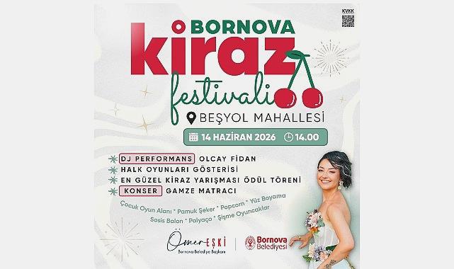 Bornova’da Kiraz Festivali Coşkusu Beşyol’u Saraca