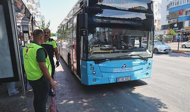 Büyükşehir’den otobüslere sıkı takip