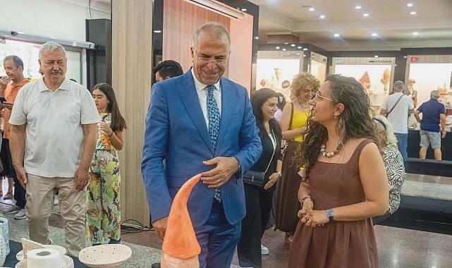 Çamurun sanata dönüştüğü sergi yoğun ilgi gördü