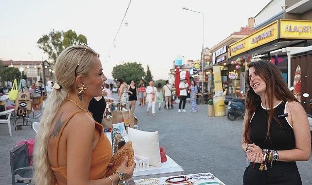 Çeşme’de kadın emeği gece pazarlarında hayat buluyor