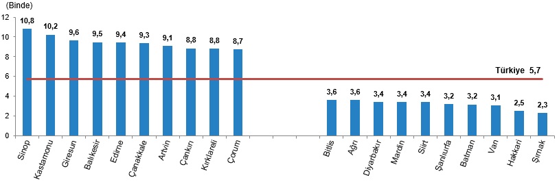 Ölüm ve Ölüm Nedeni İstatistikleri, 2025