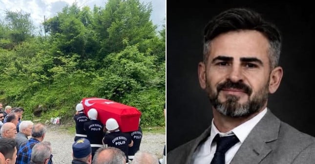 Ayancık’ta vefat eden polis memuru son yolculuğuna uğurlandı