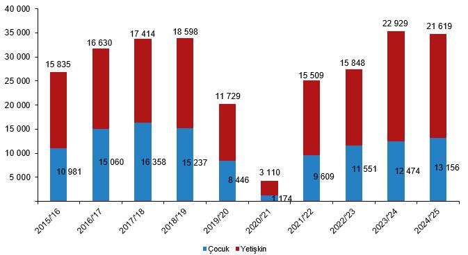 Sinema ve Gösteri Sanatları İstatistikleri, 2025