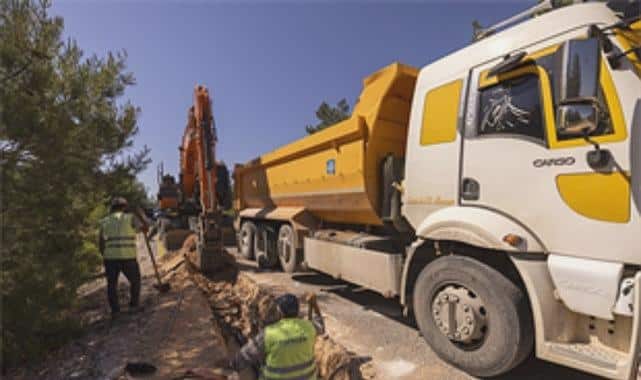 Urla’ya 40 kilometrelik içme suyu hattı