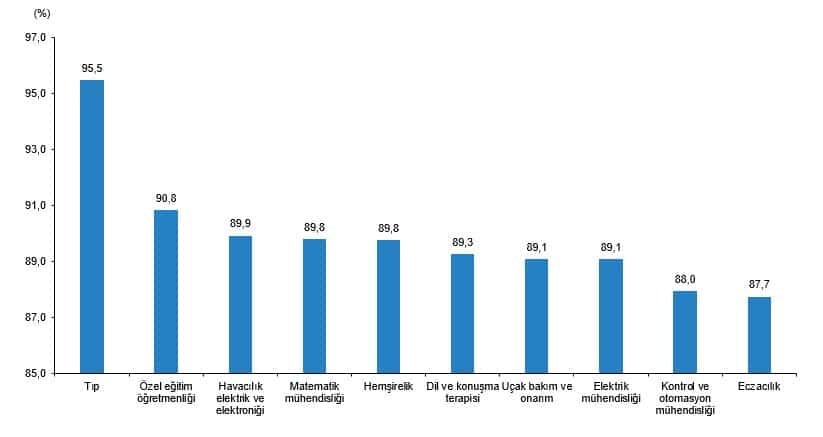 Yükseköğretim İstihdam Göstergeleri, 2025
