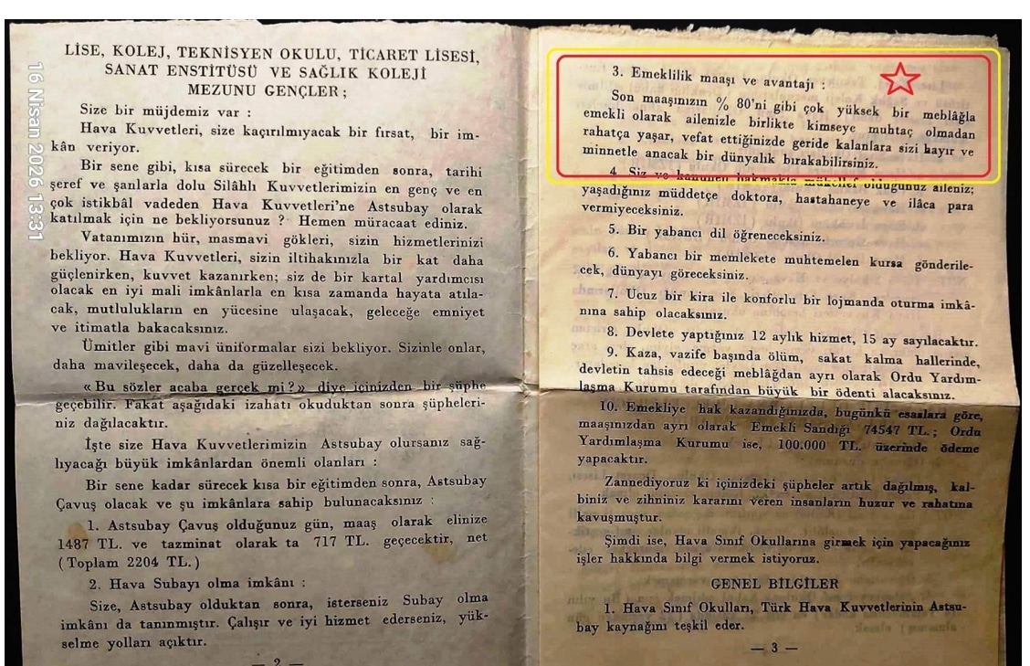MEĞERSE ASTSUBAYLARI KANDIRMIŞLAR!
