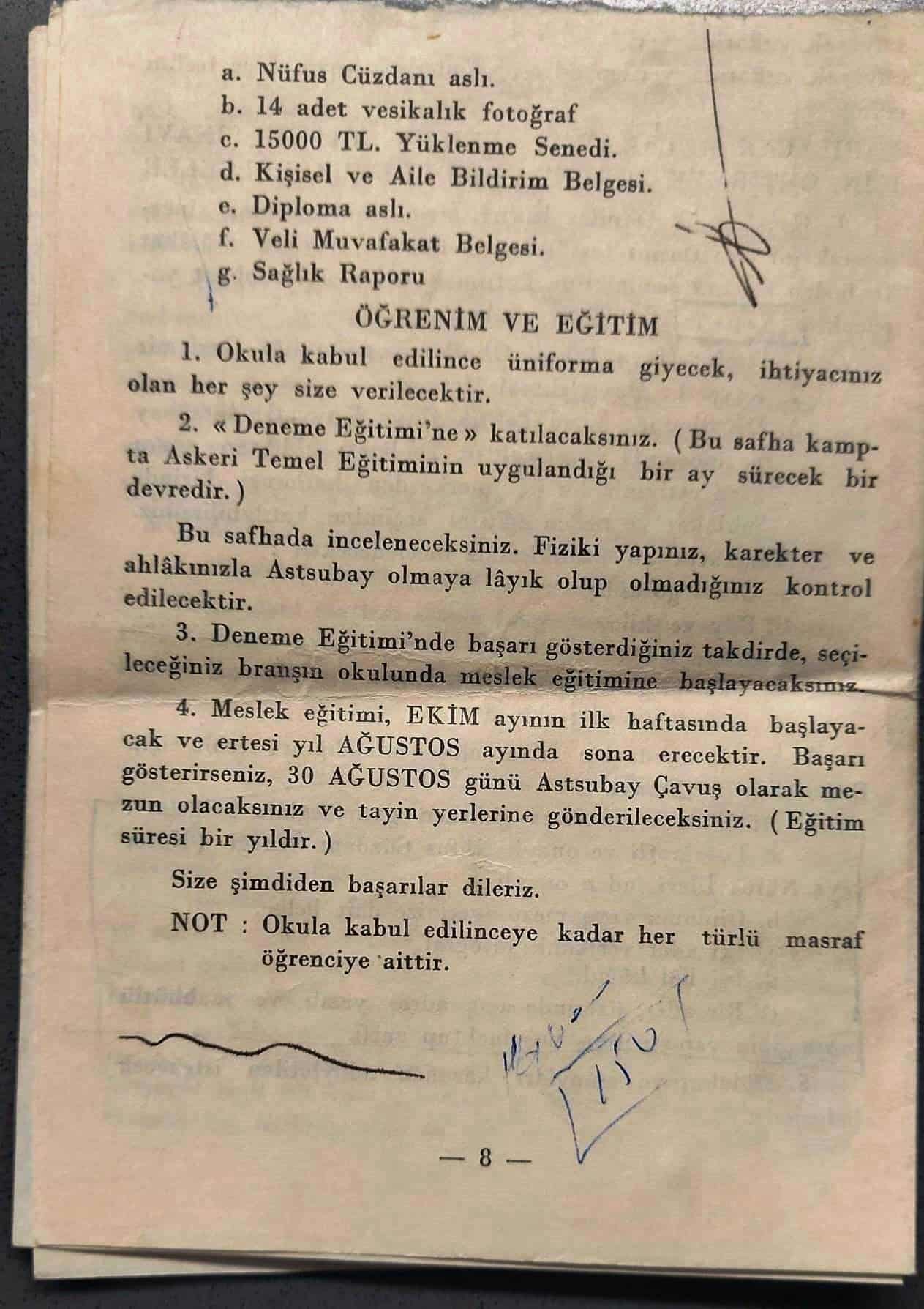 MEĞERSE ASTSUBAYLARI KANDIRMIŞLAR!