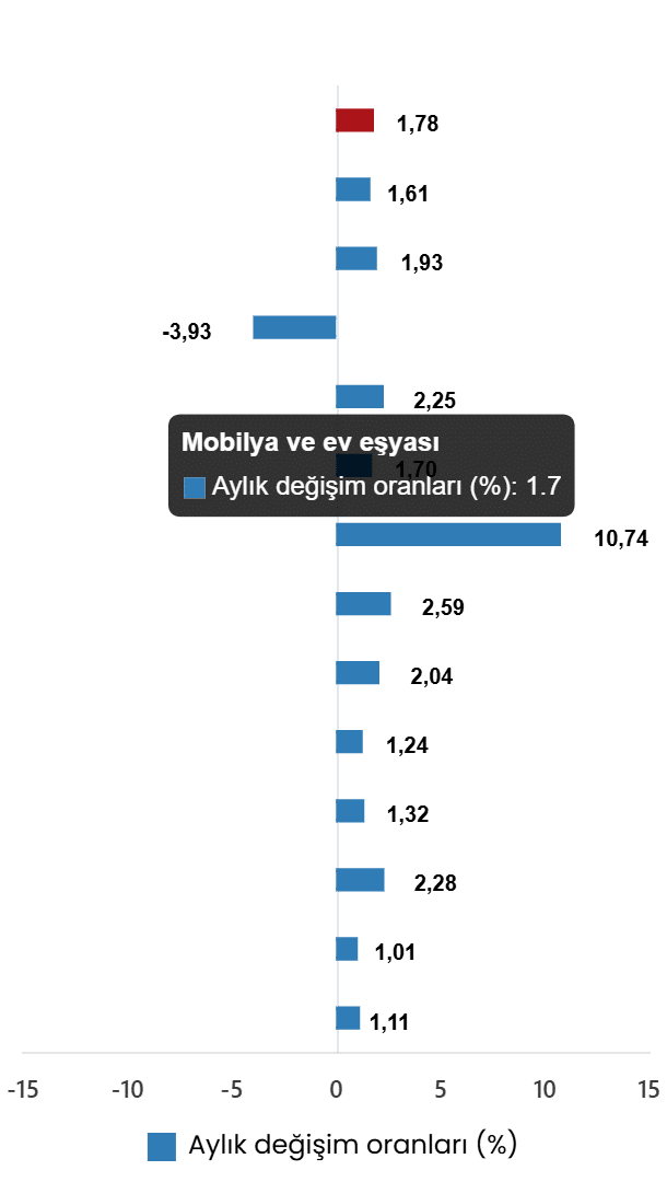 Tüketici Fiyat Endeksi, Temmuz 2026