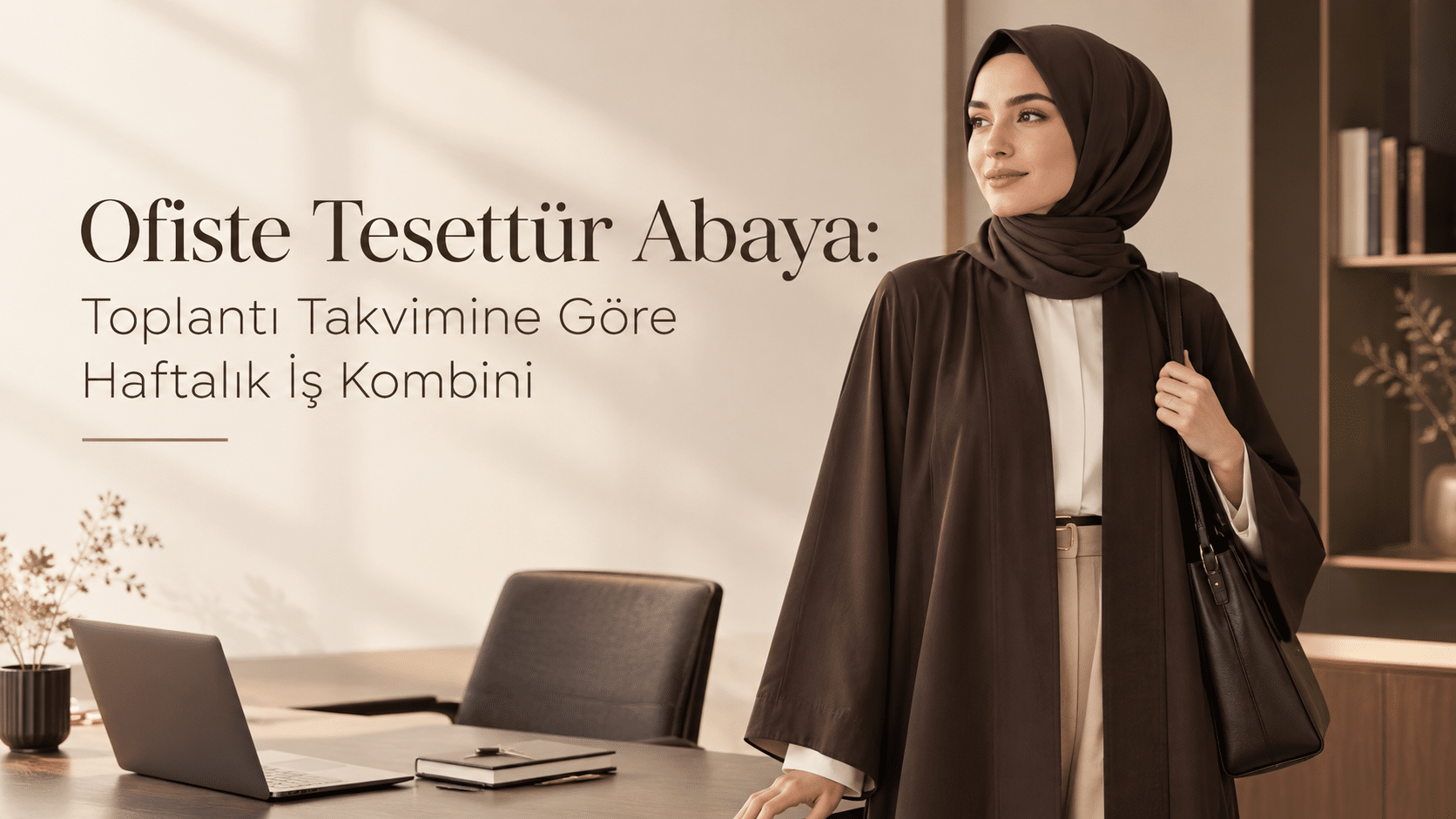 Ofiste Tesettür Abaya: Toplantı Takvimine Göre Haftalık İş Kombini