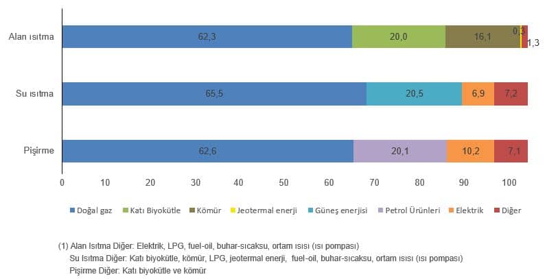 Hanehalkı Nihai Enerji Tüketim İstatistikleri, 2025