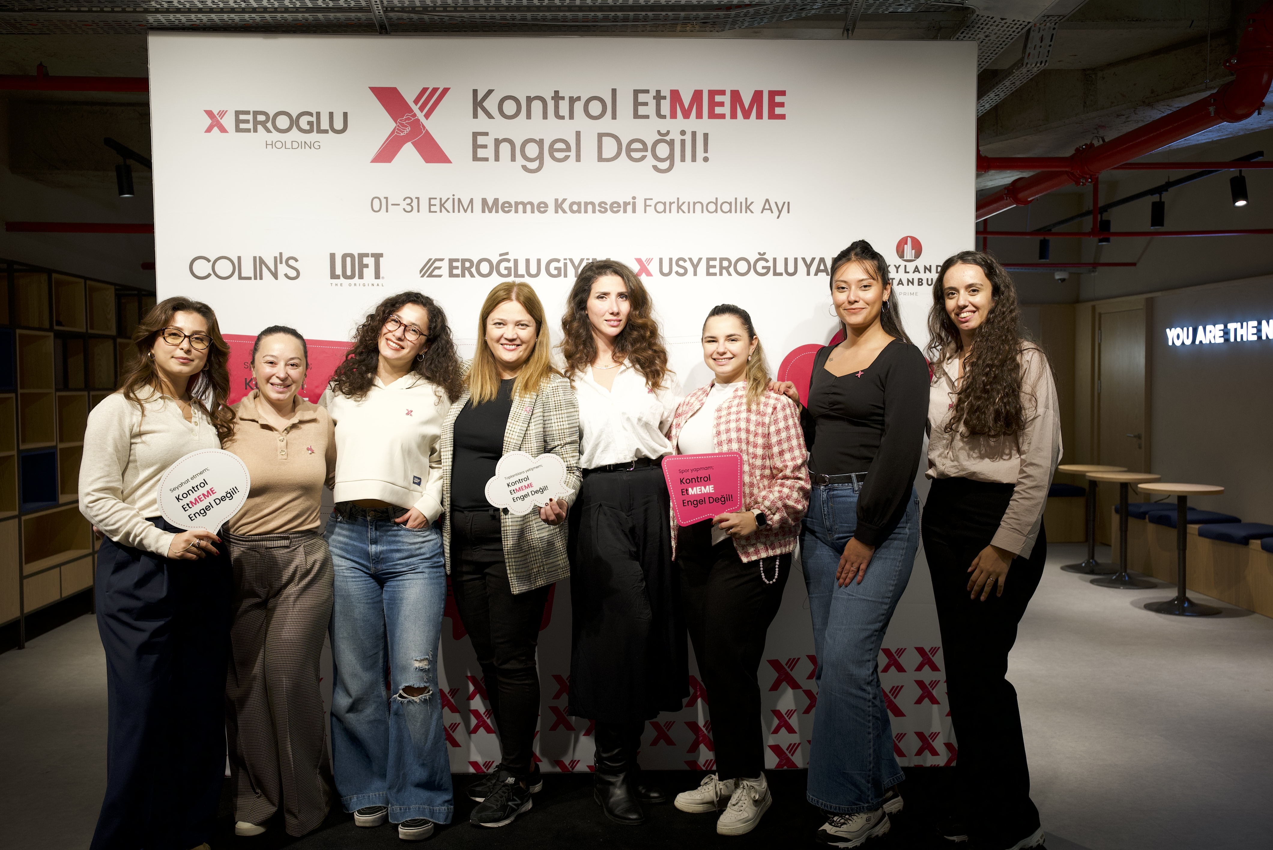 X Eroğlu Holding'den Meme Kanseri Farkındalık Ayı'na Özel Buluşma: "Kontrol EtMEME Engel Değil!"